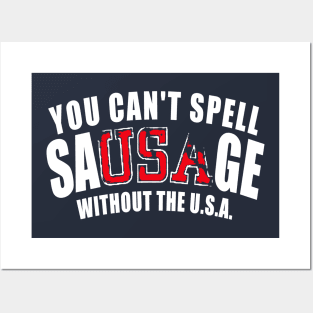 USA Sausage Posters and Art